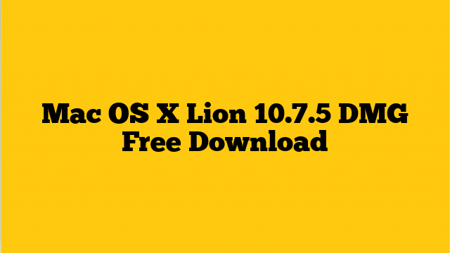 os x lion download dmg